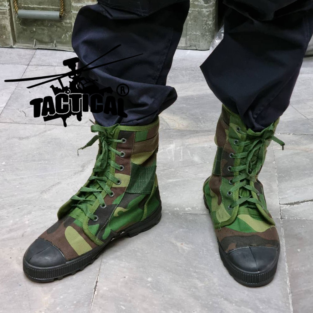 รองเท้าเดินป่า พรางทหาร