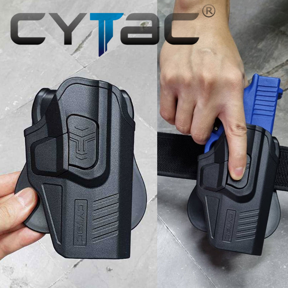 (ของแท้) ซองปืนพกนอก Cytac ปลดนิ้วชี้ รุ่น R (G3)
