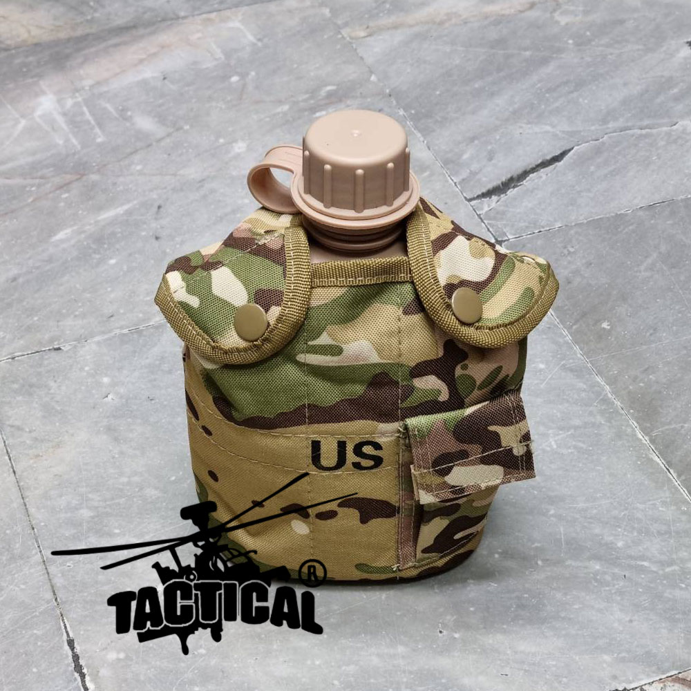 กระติกน้ำพร้อมปลอก มีกระทะ สกรีน US