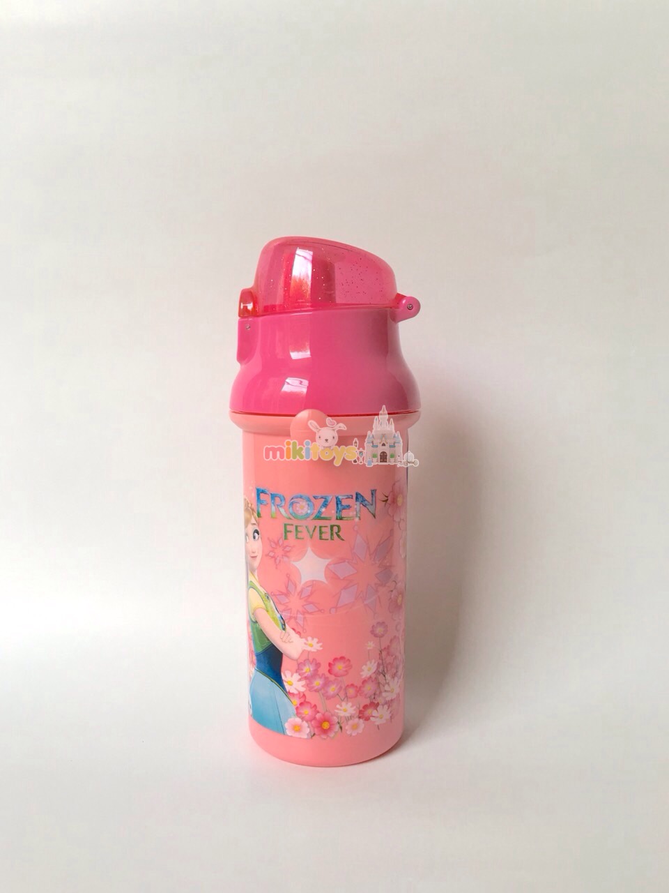 กระติกน้ำเด็กแบบยกดื่ม Frozen Fever PINK ~โฟรเซน ลายใหม่! รุ่นยกดื่ม ทำความสะอาดง่ายสุดๆ สีชมพู
