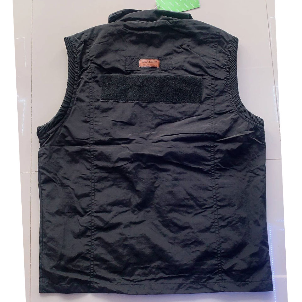 เสื้อกั๊กหน่วยงานราชการ กระเป๋าเยอะ ตีนตุ๊กแก (4 สี)