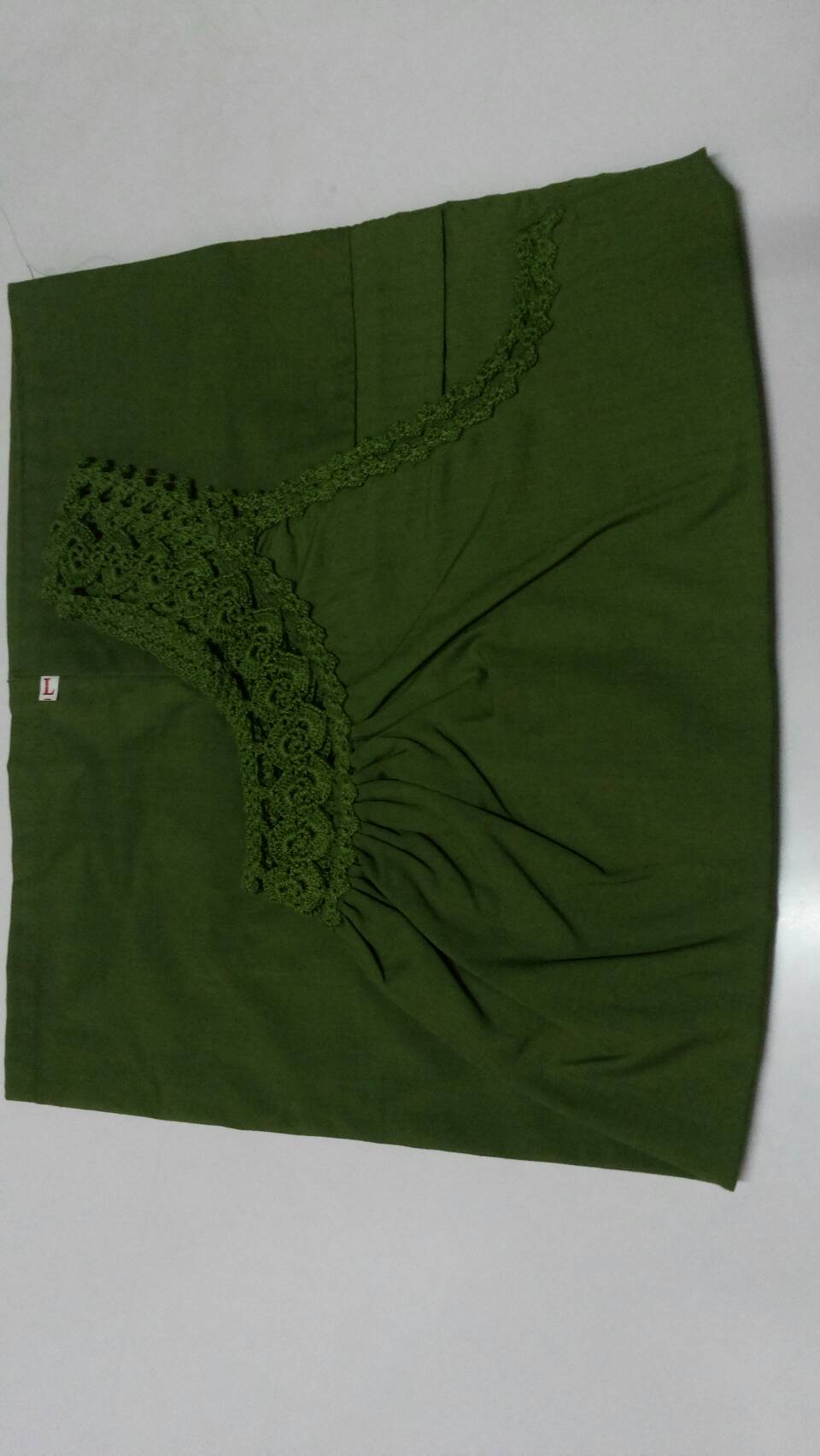 เสื้อคอกระเช้า-โครเชต์ใหญ่ L