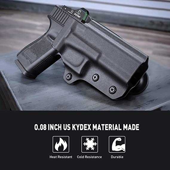 ซองปืนปลดนิ้วโป้ง Kydex + เพลทต่ำ ยี่ห้อ Warriorland