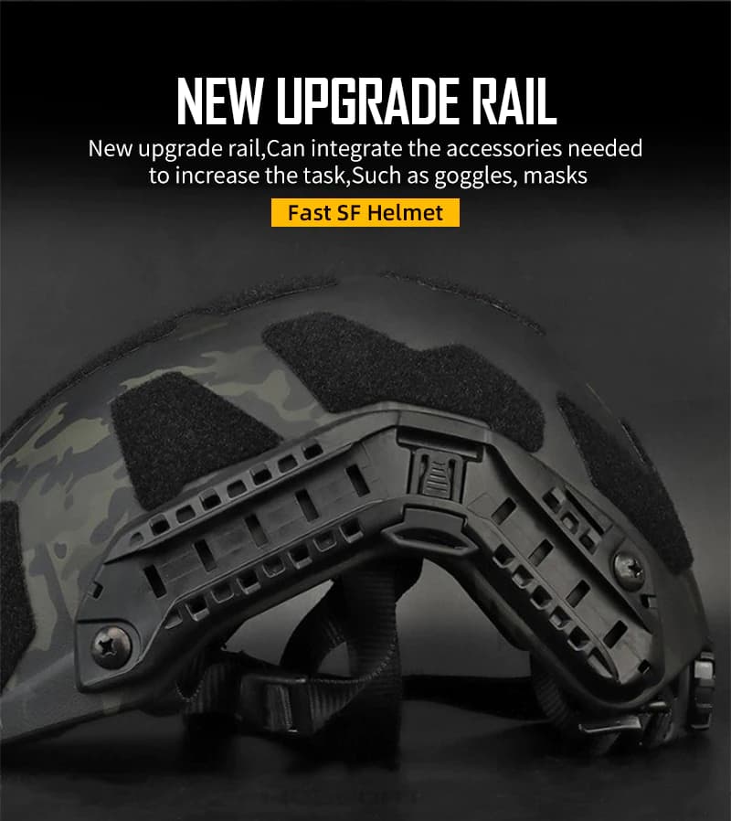 หมวก FAST SF SUPER HIGH CUT รุ่นปรับขนาดได้