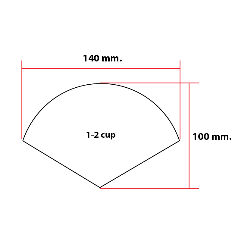 กระดาษกรองกาแฟดริป GATER รูเดี่ยว V60 ขนาด 1-2 ถ้วย 1610-366