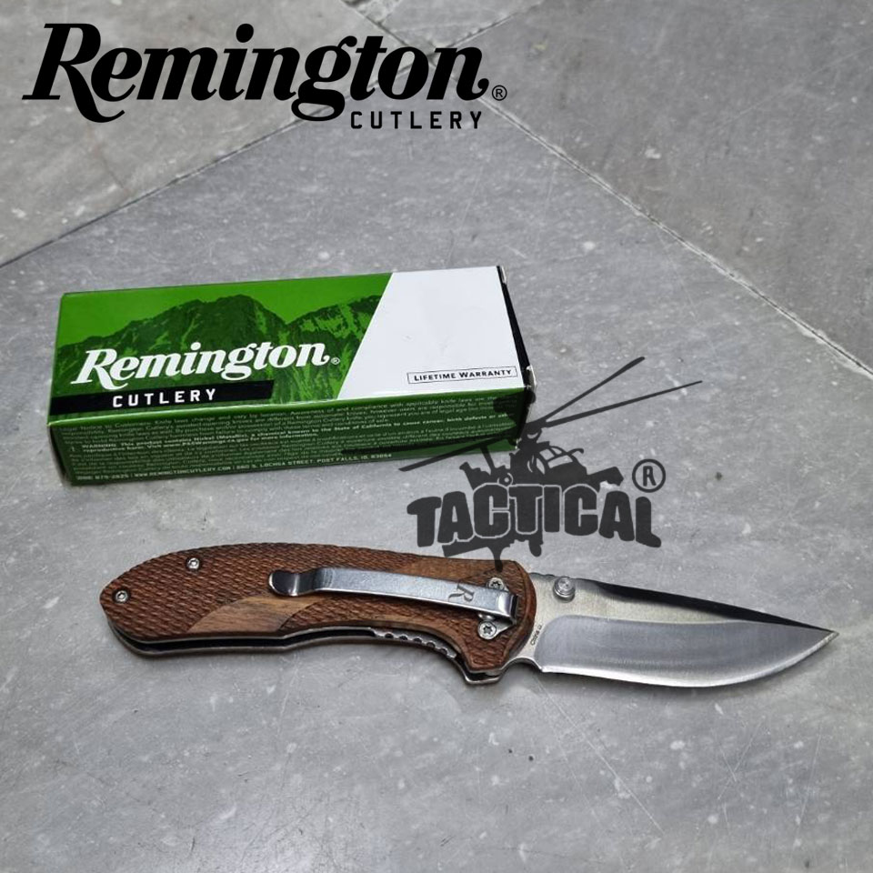 มีดพับ มีกริปเหน็บ ยี่ห้อ Remington R 40002-B ของแท้