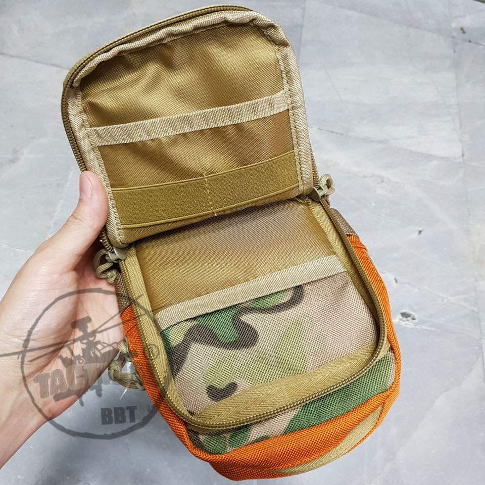 กระเป๋าสี่เหลี่ยม 2 ชั้น (Laser Cut) ผ้า 1000D