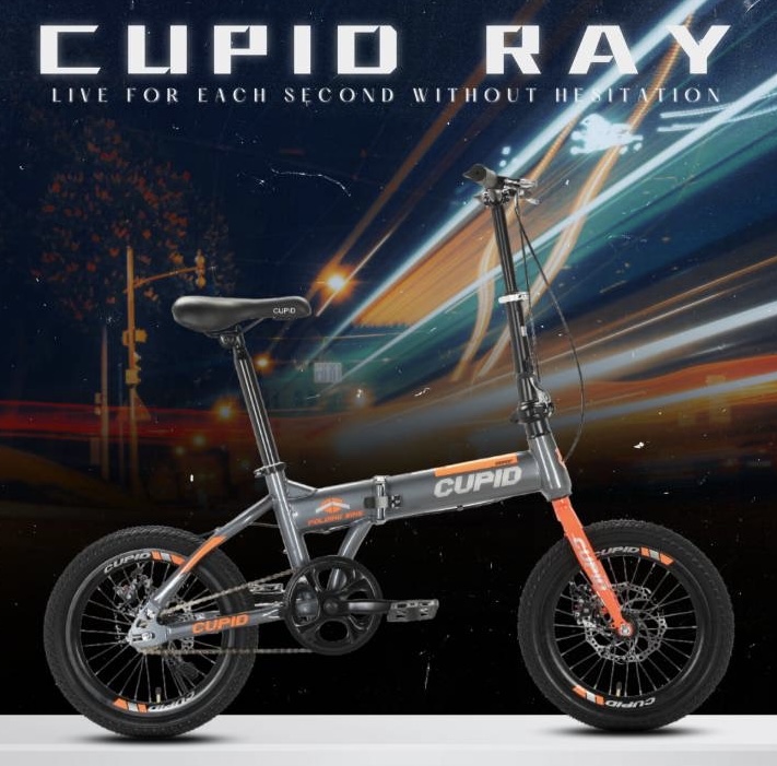 จักรยานพับได้ CUPID รุ่น RAY ล้อ16นิ้ว ดิสเบรค
