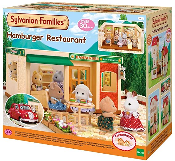 Sylvanian Families Hamburger Restaurant 5271 /ครอบครัวซิลวาเนียน แฟมิลี่ ร้านแฮมเบอร์เกอร์