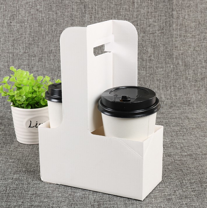 กล่องใส่แก้วกาแฟ-เครื่องดื่ม แพ็ค 50/100 ชิ้น