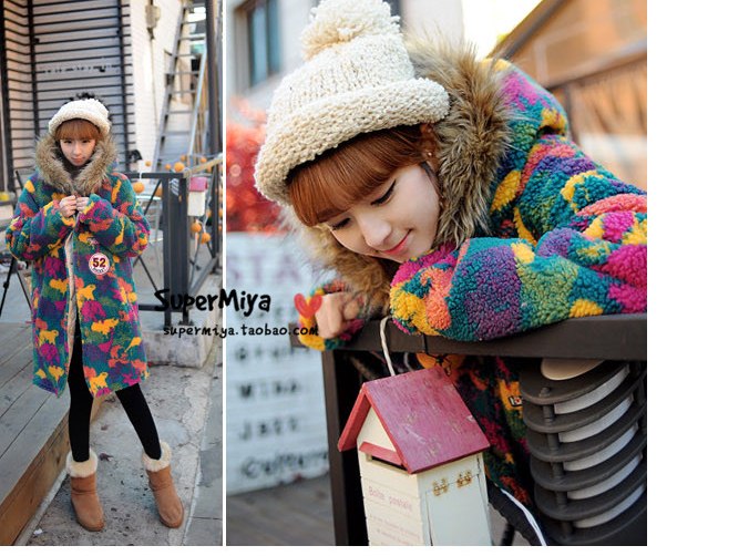 PreOrderคนอ้วน - เสื้อกันหนาวแฟชั่น ไซส์ใหญ่ คนอ้วน เสื้อแจ๊คเก็ตผ้าฝ้ายแคชเมียร์หนา สีสัน มีHood ขนเฟอร์