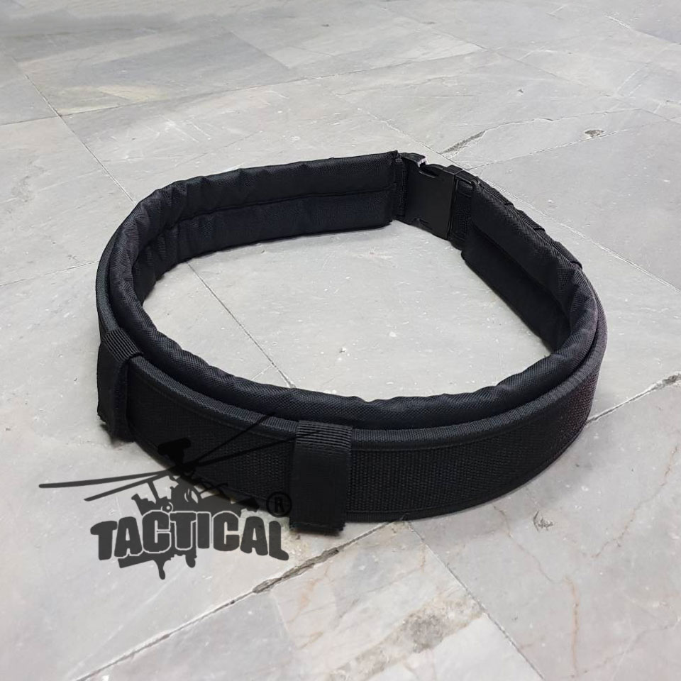 แผ่นรองเข็มขัด ผ้า 1000D สีดำ