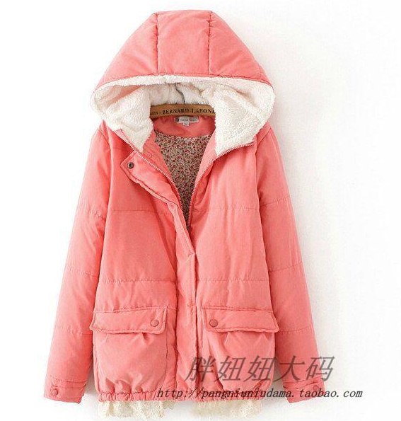 PreOrderคนอ้วน - เสื้อกันหนาวแฟชั่น ไซส์ใหญ่ คนอ้วน ผ้าฝ้ายบุนวม มีHood สี : ฟ้า / เขียว / น้ำเงิน / แดง / ชมพู