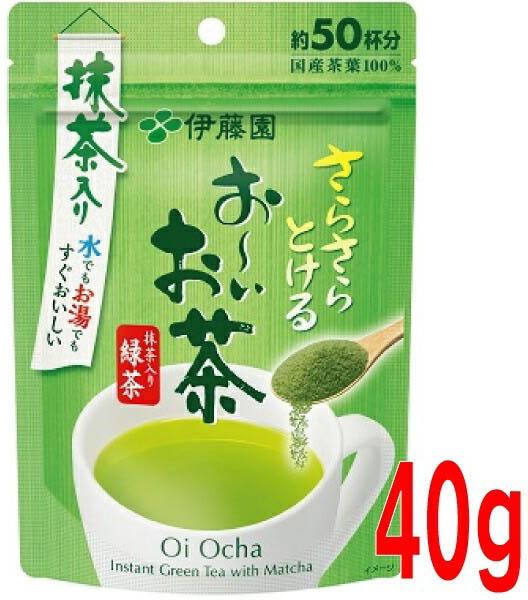 exp 04/2026 Itoen Oi Ocha Matcha Green Tea Powder อิโตเอ็น โออิ โอฉะ ชาเขียวมัทฉะ รสเนียนนุ่ม และเข้มข้น 40 -80 กรัม