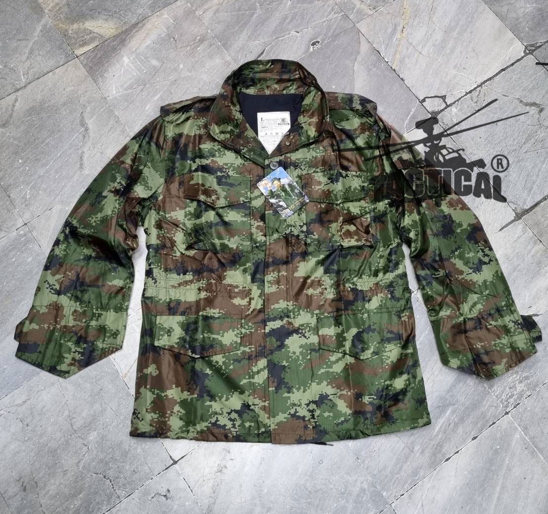 Jacket Field ผ้าร่ม ลายพราง