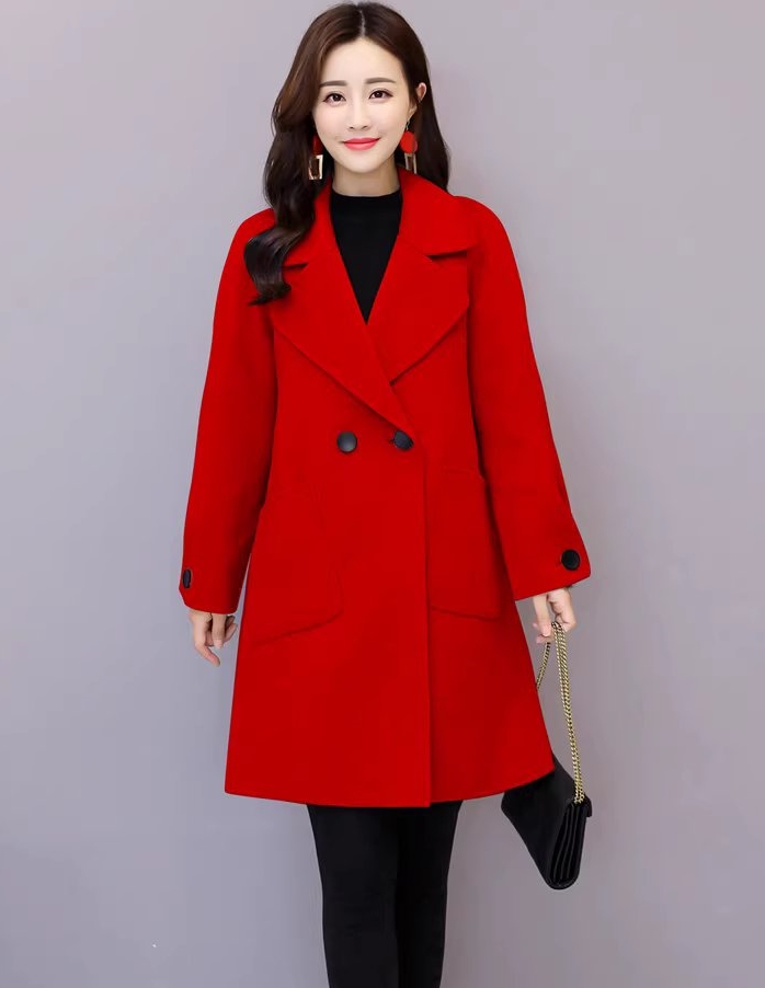 2324-0099 โค้ทวูลไซส์ใหญ่ แบบสั้นกำลังดีกันบ้าง มีหลายสีนะคะ