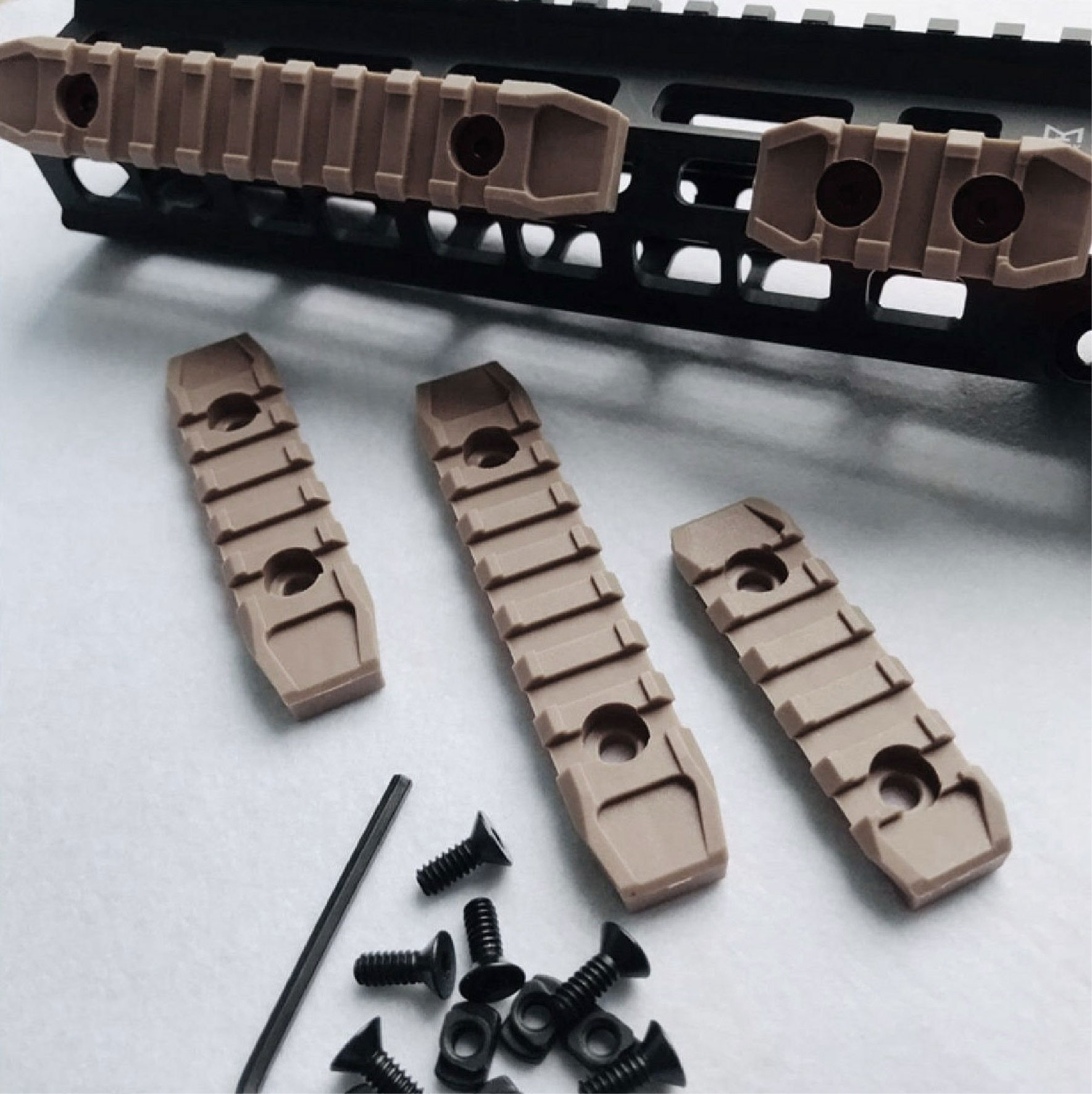 รางเสริม M-Lok Polymer (5 ชิ้น)