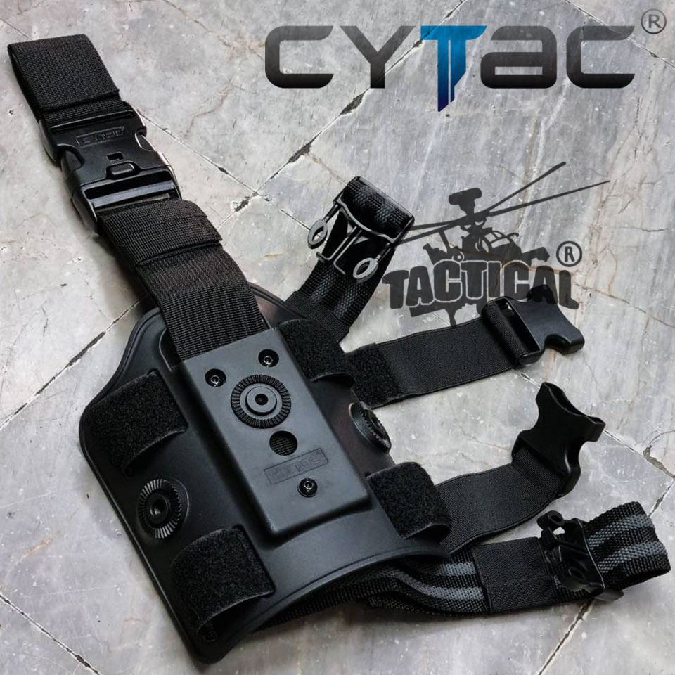 (ของแท้) เพลทติดกับซองปืน Cytac รัดขา