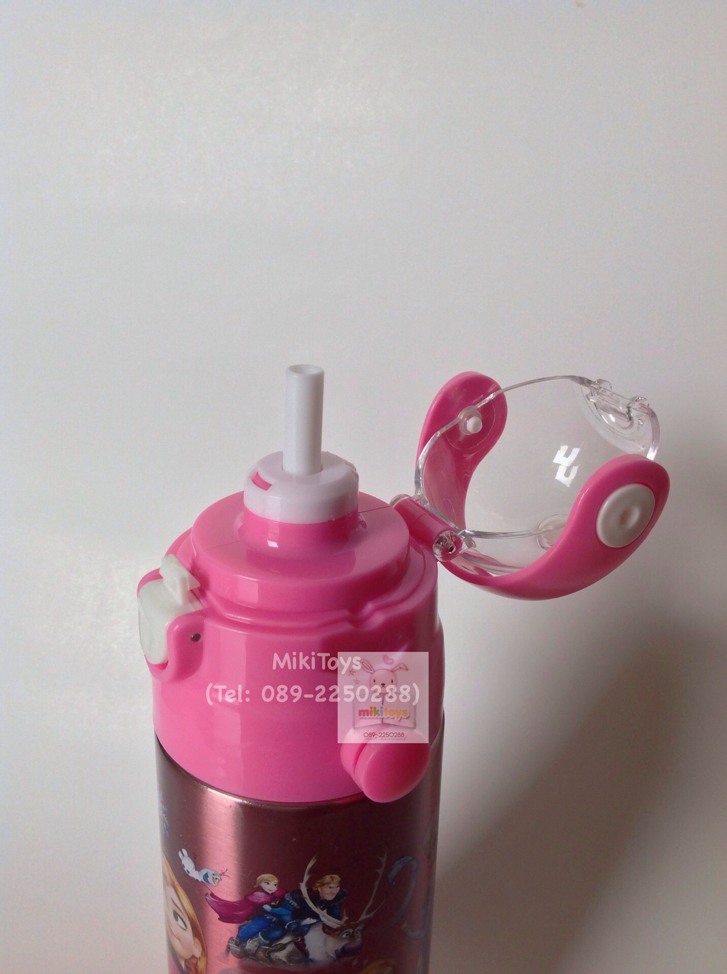 กระติกน้ำ Frozen Elsa &Anna (โฟรเซ่น :เอลซ่า /อันนา) มี2สีค่ะ สีฟ้าและสีชมพู รุ่นเก็บอุณหภูมิ