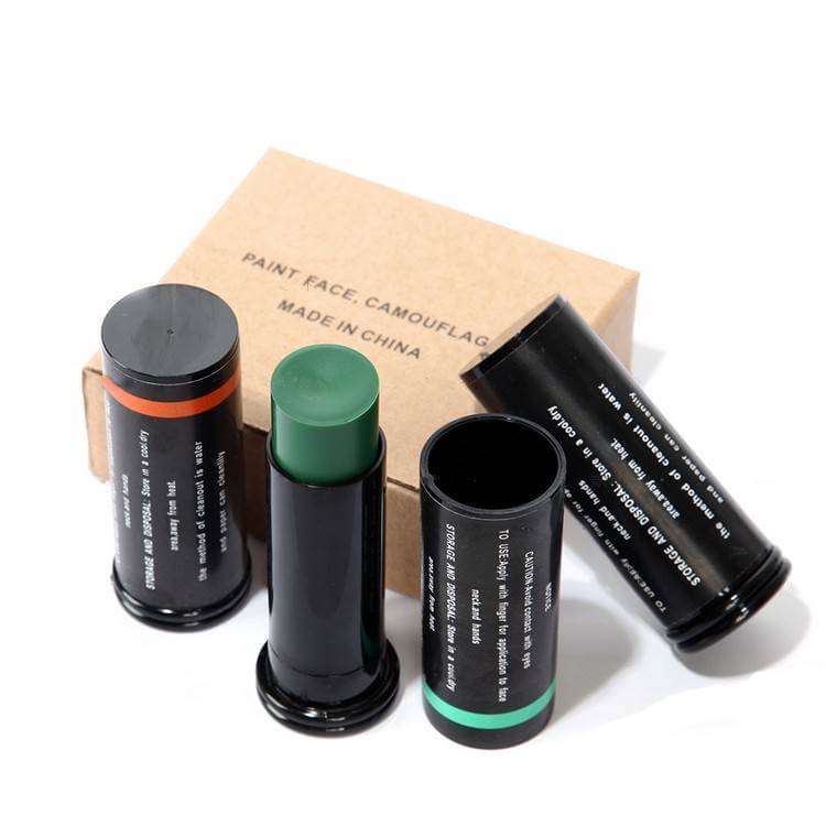 สีพรางหน้าแบบหลอด ได้ 3 สี