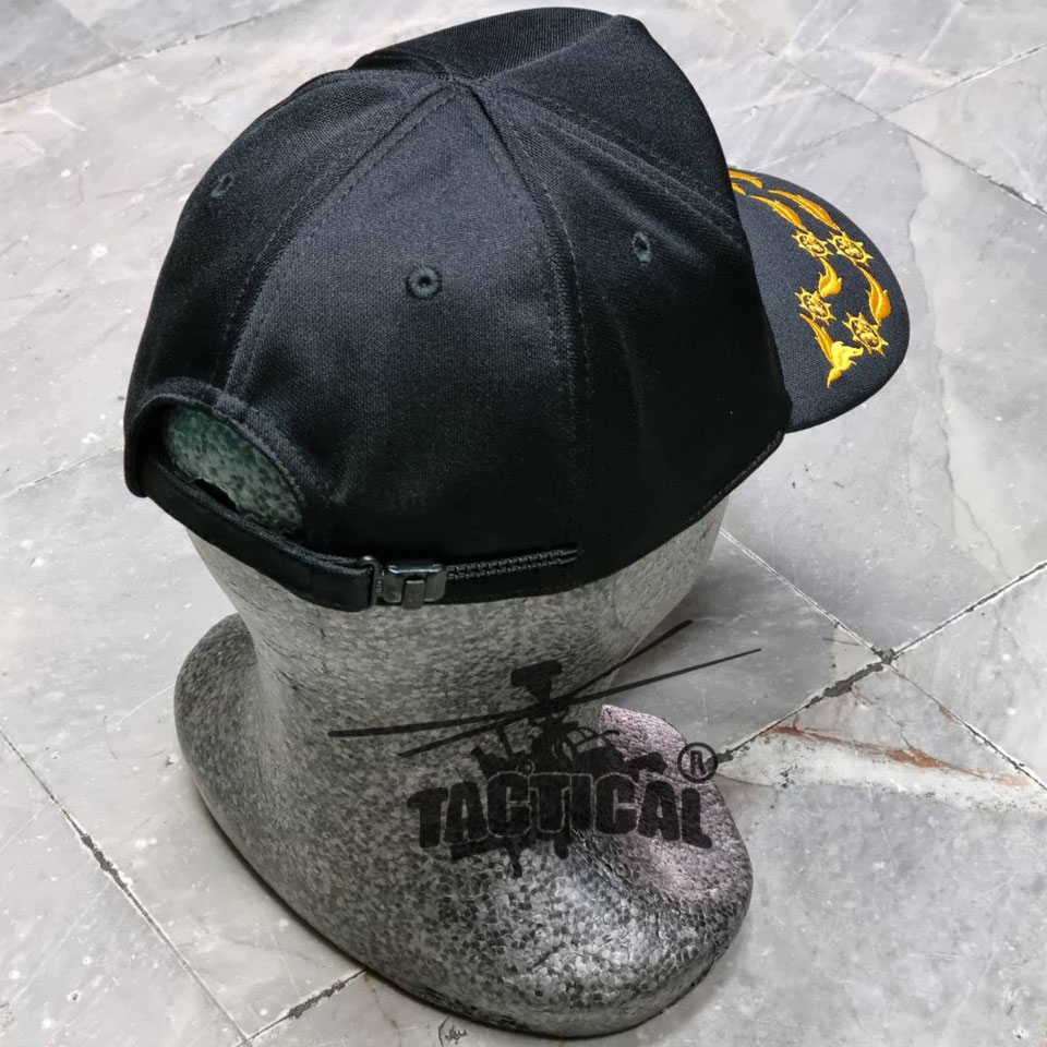 หมวกแก๊ป ซิปหลัง อปพร. ดำ เมตตากล้าหาญ 1 ช่อ / 2 ช่อ