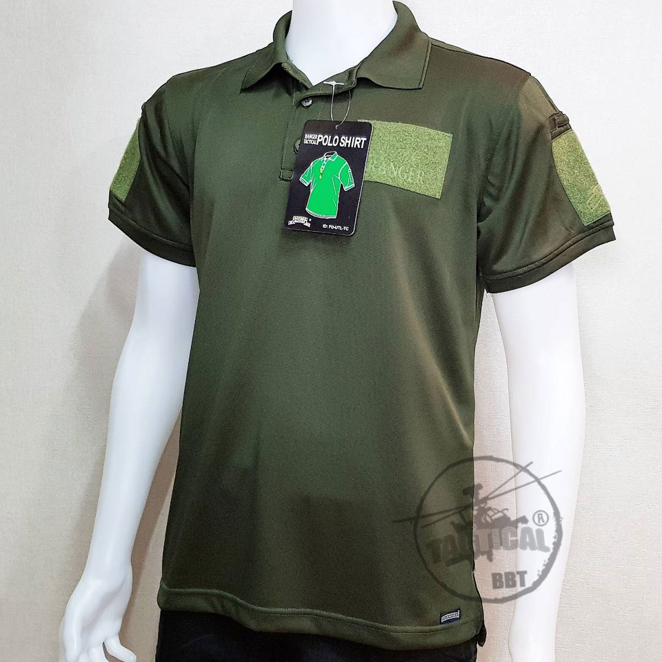 เสื้อโปโล Ranger ดำ กรมท่า เขียว เทา ครีม น้ำตาล