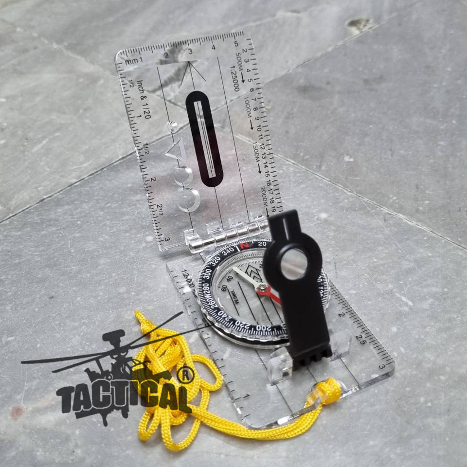 เข็มทิศไม้บรรทัด พับได้