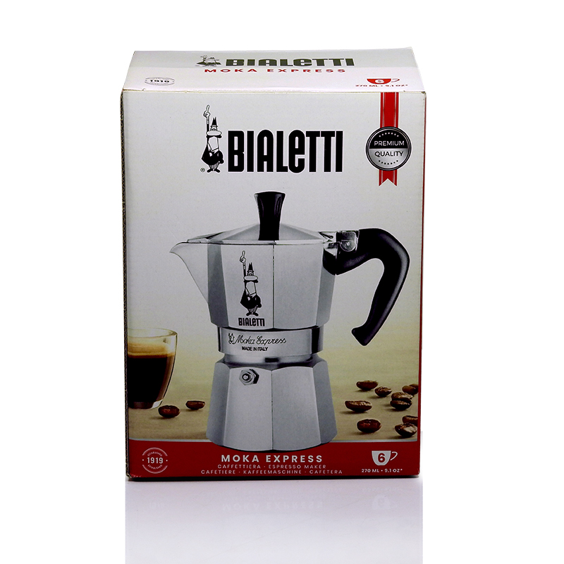 BIALETTI มอคค่าพอท กาต้มกาแฟ 6 คัพ รุ่น Express รหัสสินค้า 1614-240