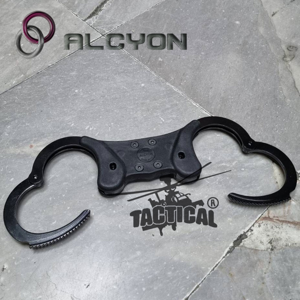 กุญแจมือแข็ง ยี่ห้อ Alcyon รุ่น Rigid (Made in Spain) มีซองผ้าขายแยก