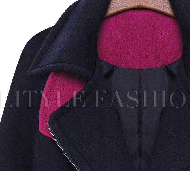 PreOrderไซส์ใหญ่ - เสื้อกันหนาว-เสื้อโค้ท ไซส์ใหญ่ คนอ้วน เหมาะสำหรับไปเที่ยวต่างประเทศอย่างยิ่ง สีน้ำเงินเข้ม