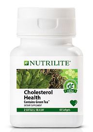 Nutrilite Cholesterol Health ช่วยลดระดับ คอเลสเตอรอล ในอยู่ในค่าปกติ ด้วยสารสกัดจากชาเขียวธรรมชาติ Amway USA