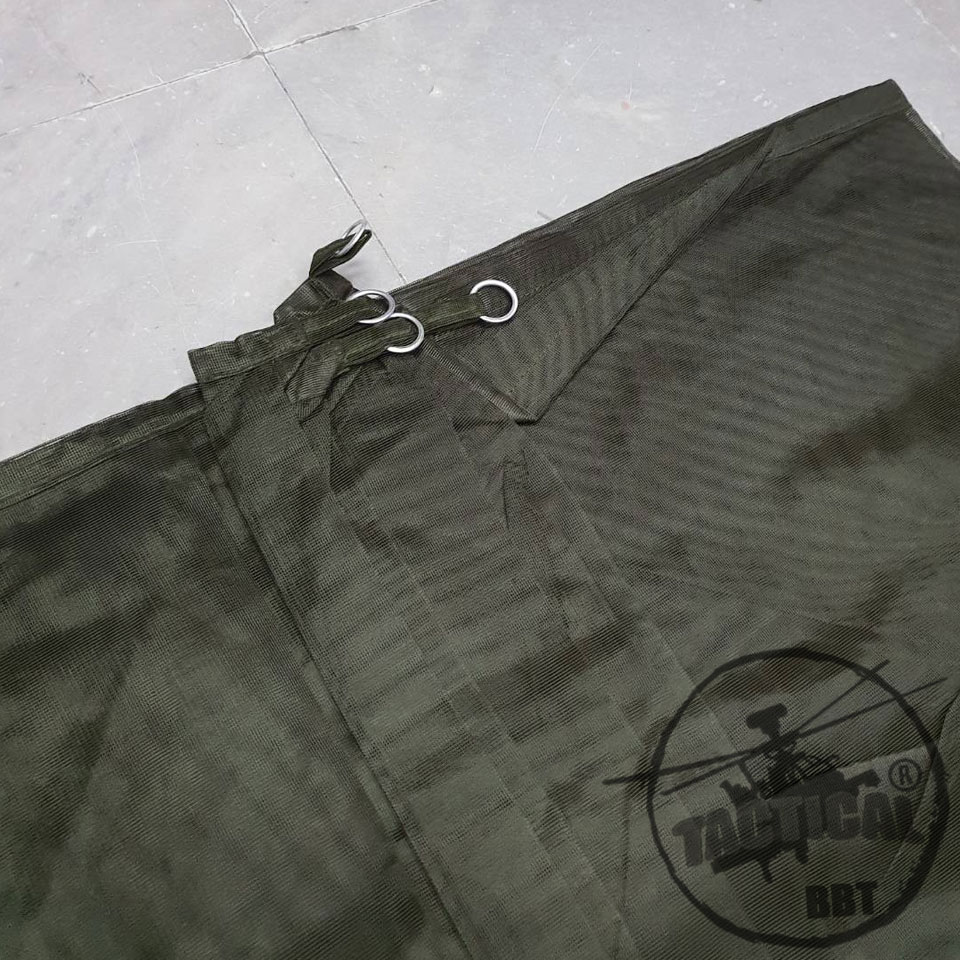 มุ้งทหารกันยุง ขนาด 1-2 คน (ตาข่ายเนื้อละเอียด)