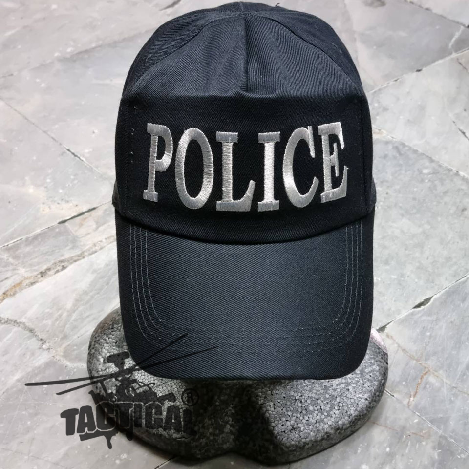 หมวกแก๊ป POLICE ใหญ่ ซิปหลัง