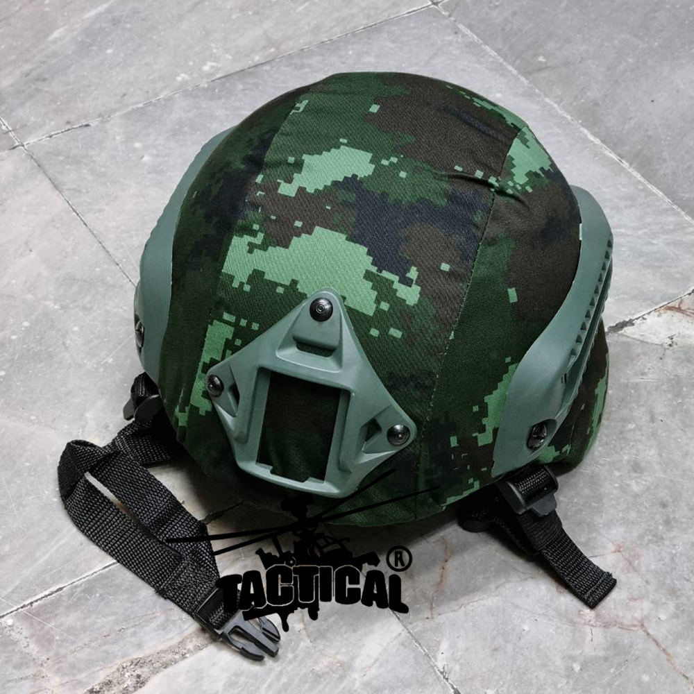 หมวก Mich 2000 พร้อมผ้าคลุม