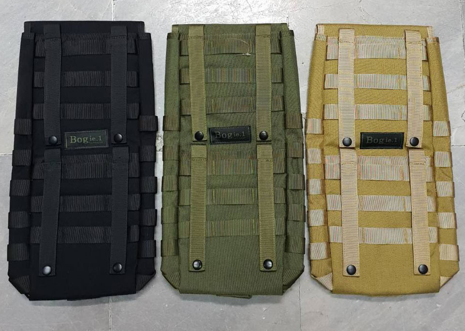 ถุงน้ำติดเวส ยาว (ดำ ทราย เขียว)