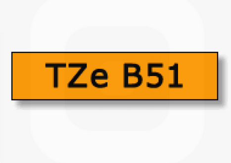 เทปพิมพ์อักษร TZE-B51