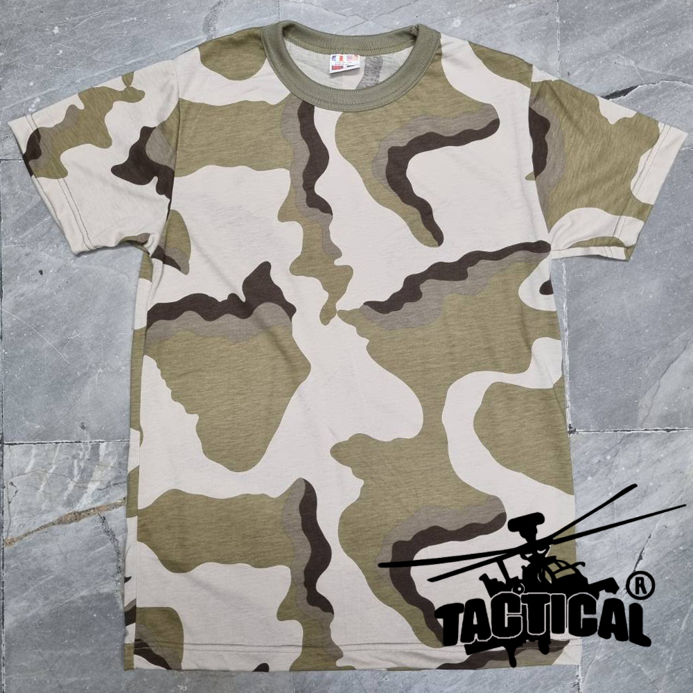 เสื้อยืดคอกลม แขนสั้น (ดต.อส พรางทรายอส. ดิจิตอลทบ. อื่นๆ)