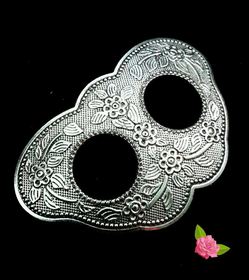 หัวรัดซิ่นแบบหนา โลหะตอกลาย Aluminum Buckle Engraved