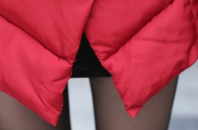 PreOrder - เสื้อกันหนาวแฟชั่นเกาหลี ไซส์ใหญ่ ไซส์เล็ก เป็นแจ๊คเก็ตตัวยาว คอปกใหญ่ สี : แดง / เขียว / ดำ / เหลือง