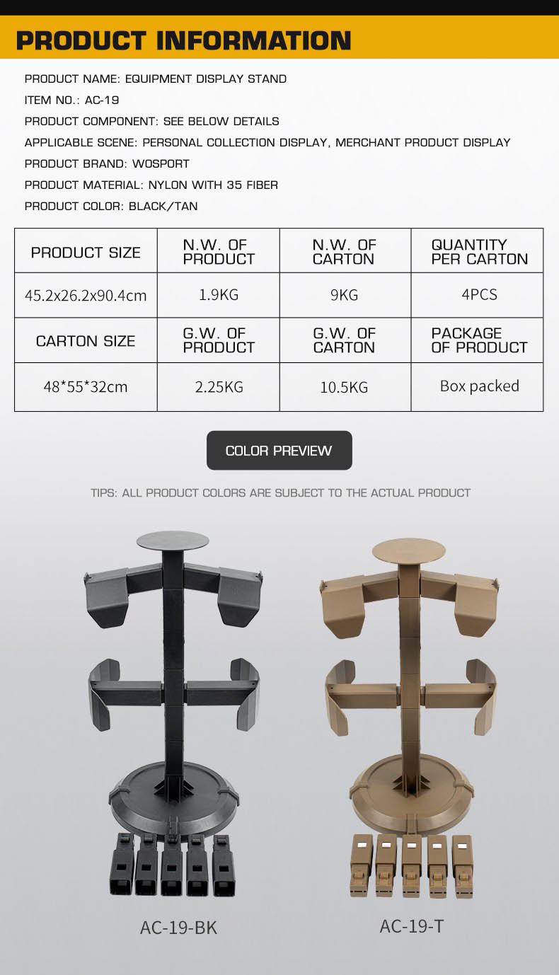 ชุดขาตั้งโชว์ Wosport (หมวก/เสื้อเกราะ/เข็มขัด)
