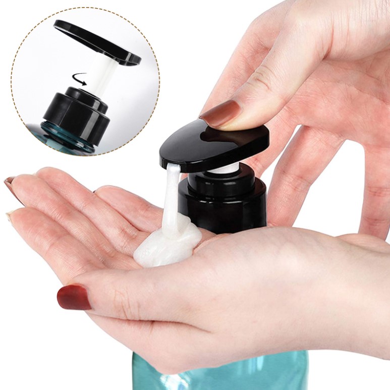 ขวด Refill หัวปั๊มสำหรับใช้ในห้องน้ำ แพ็คคู่ Body Soap - Shampoo ขนาด 300/500 ml.