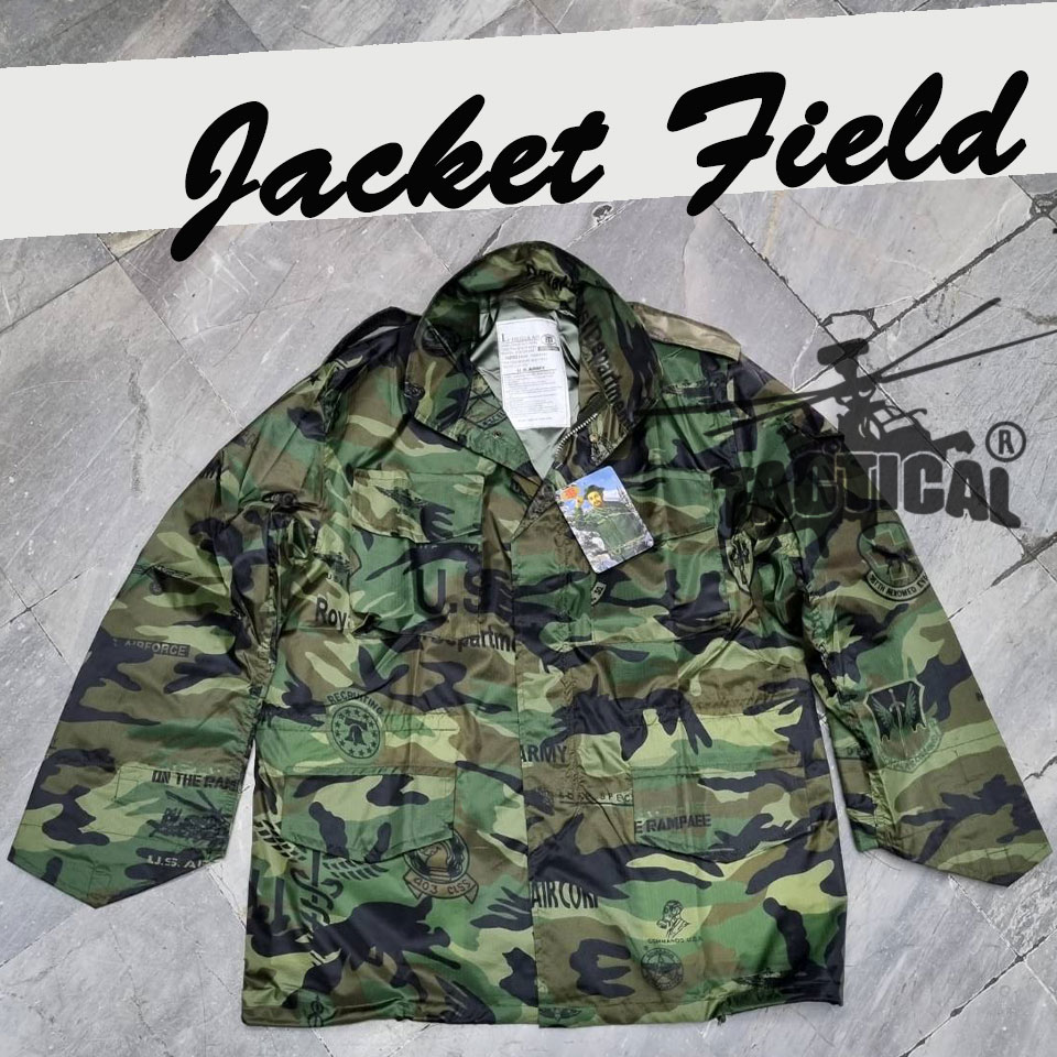 Jacket Field ผ้าร่ม ลายพราง