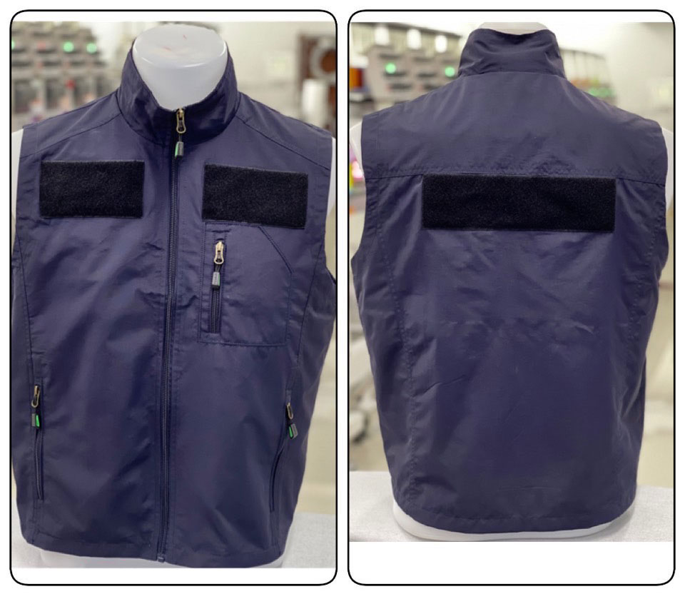 เสื้อกั๊กหน่วยงานราชการ กระเป๋าล้วง ตีนตุ๊กแก (3 สี)