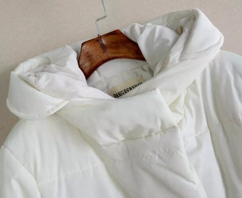 PreOrderคนอ้วน - เสื้อกันหนาว แจ๊คเก็ตบุนวม มีHood สี : เทา / ขาว / แดง / ดำ