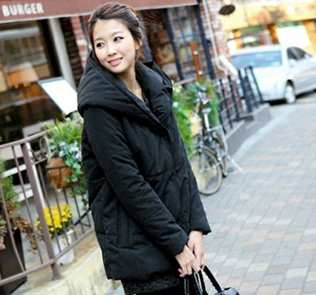 PreOrderคนอ้วน - เสื้อกันหนาวแฟชั่น ไซส์ใหญ่ ผ้าฝ้ายโพลิเอสเตอร์ บุนวมหนา มีHood สี : กากี / น้ำเงิน / ดำ