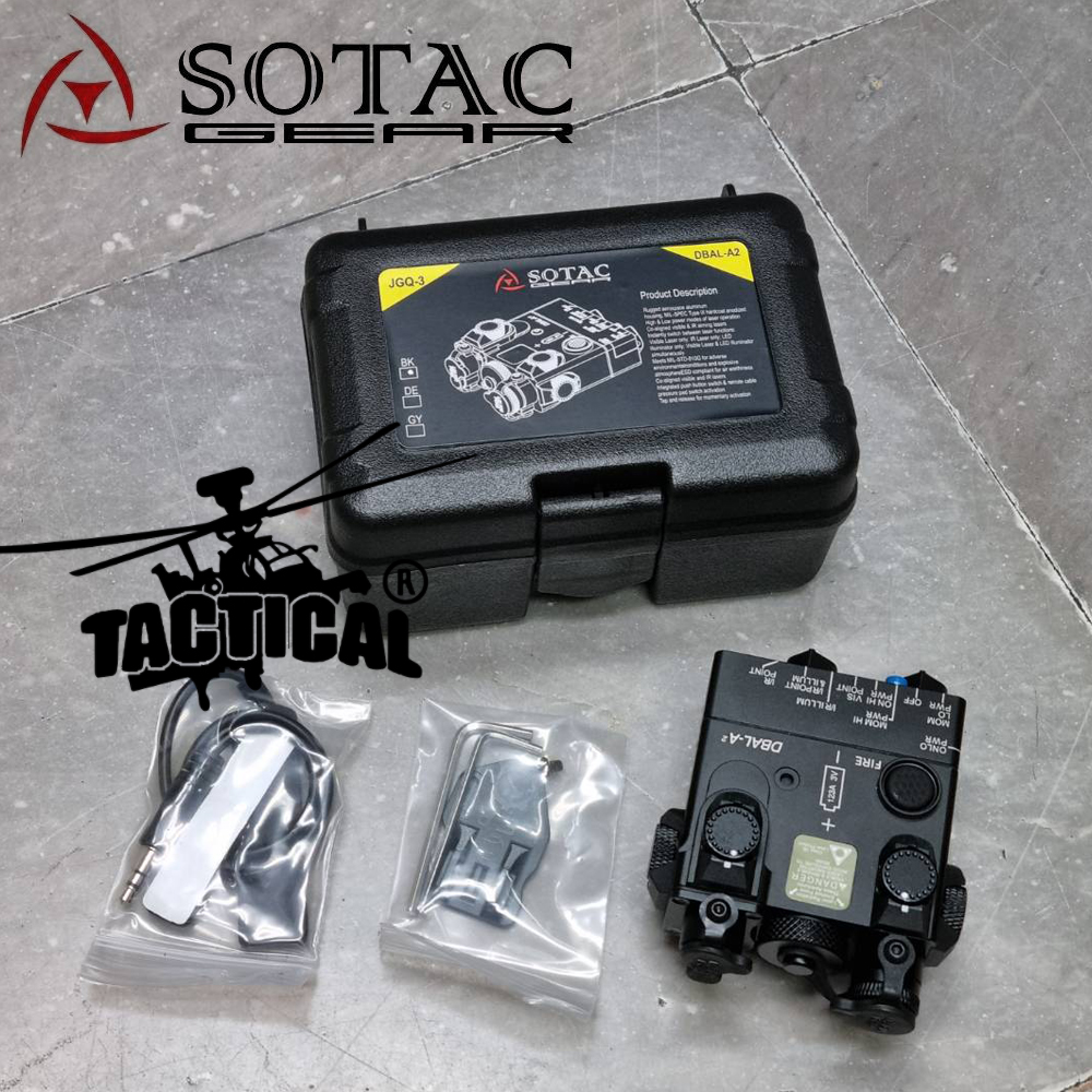 ไฟฉาย + Laser แดง IR DBAL-A2 บอดี้อลูมิเนียม ยี่ห้อ Sotac