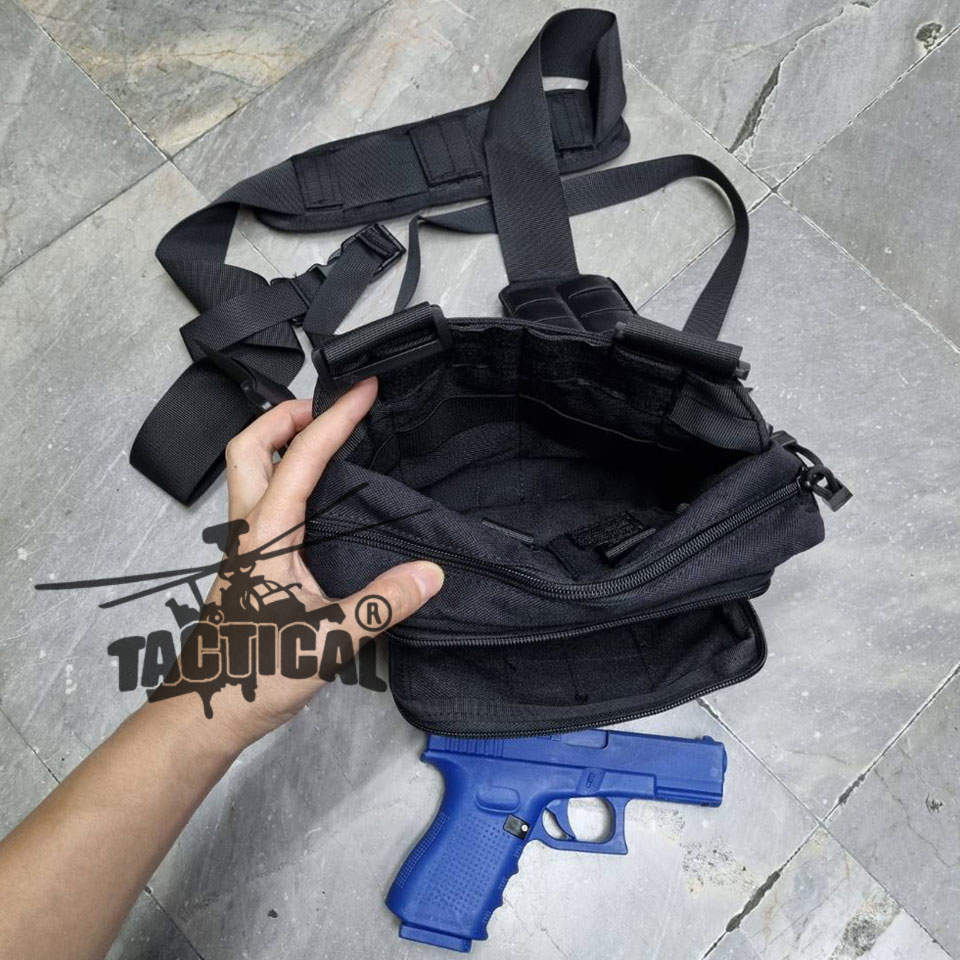 กระเป๋าปืนสะพายไหล่ สี่เหลี่ยมเล็ก ผ้า Cordura