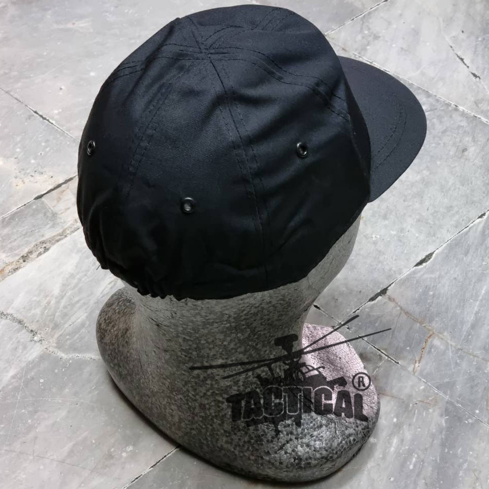 หมวกแก๊ป โทเร ดำ อปพร. เมตตาเข้ม ยางยืด