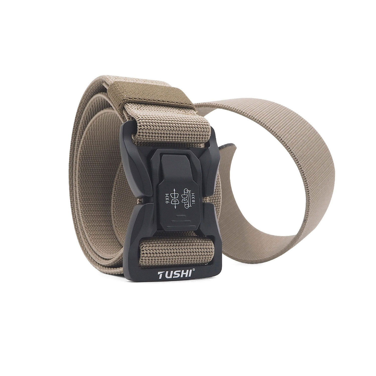 เข็มขัดสายยางยืด หัวปลดไว รุ่น 910