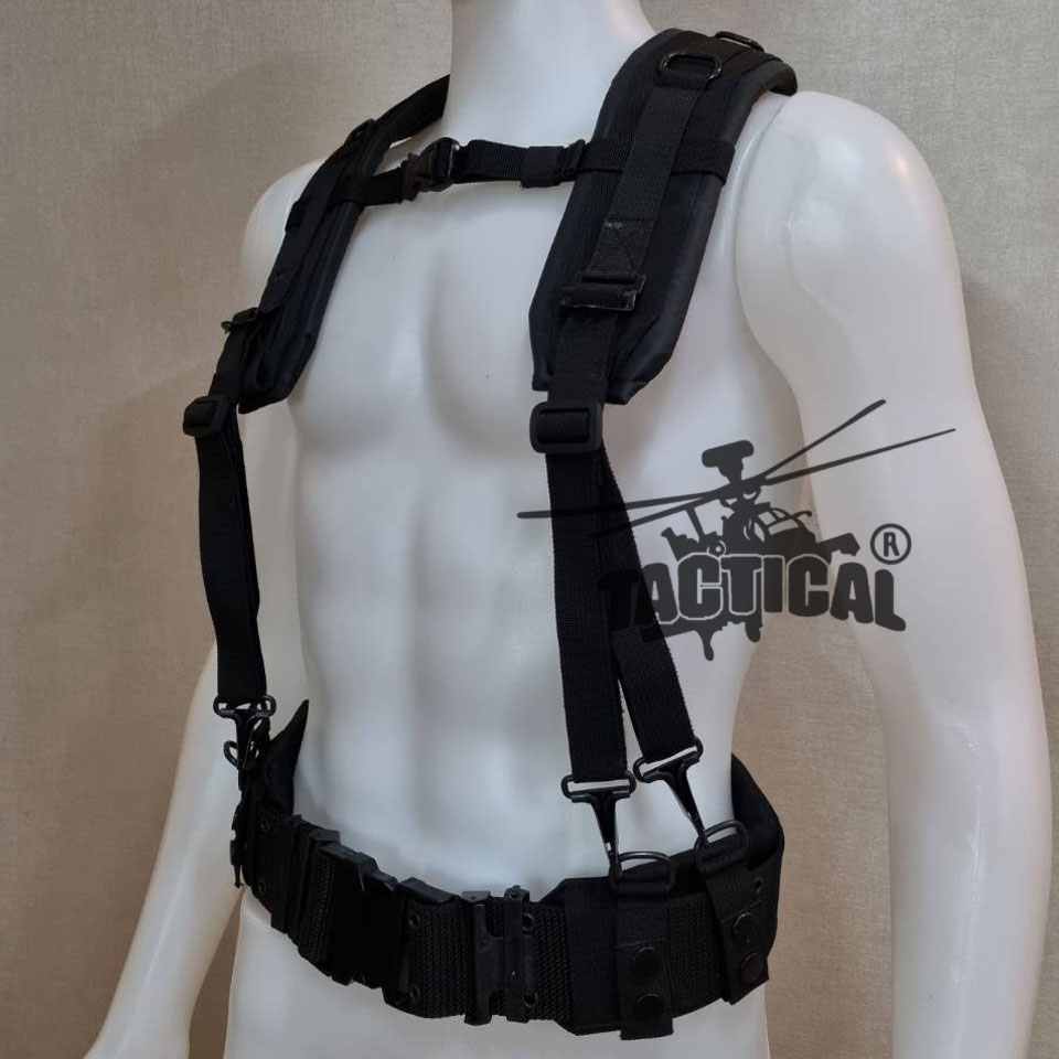 ชุดเข็มขัด + สายโยงบ่า แบบใหม่ (เหล็ก/ทองเหลือง) มีแยกขายเป็นชิ้น